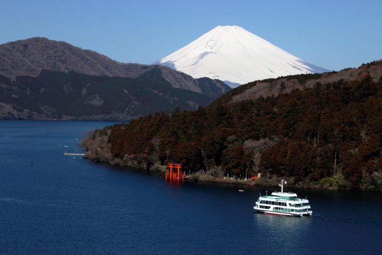 Ab Tokio: Tagestour zum Fuji und nach Hakone mit BootsfahrtTour ohne Mittagessen ab Matsuya Ginza & Rückfahrt per Bus