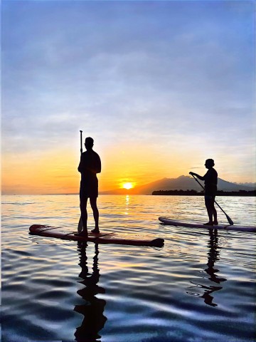 Visit Sunrise stand up paddle board in Gili Air, Indonesia