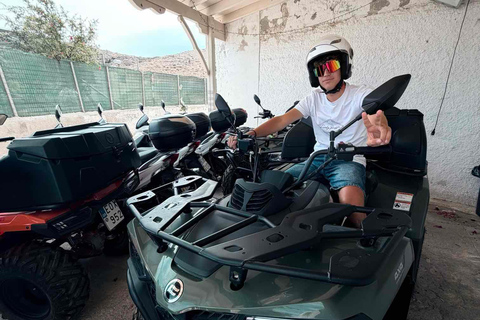 Santorini: Guided ATV Tour with Villages, Beaches & Views