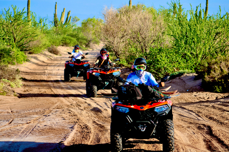 La Paz: ATV quad + sandboarding on the Mogote dunes La Paz: ATV + sandboarding on the Mogote dunes