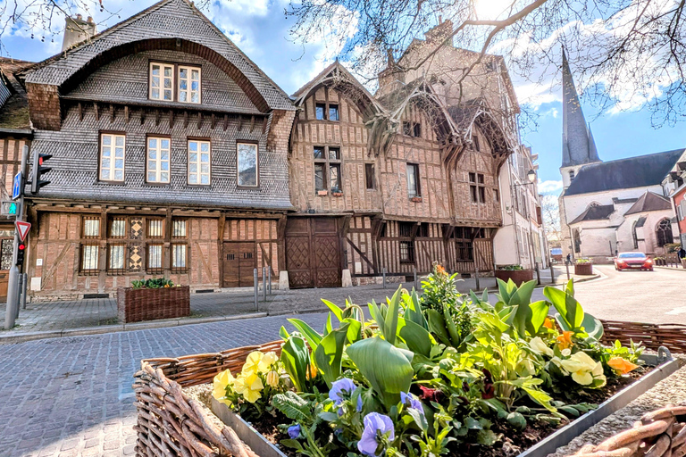Tourist walk through the historic center of Troyes Sightseeing tour of the historic center of Troyes
