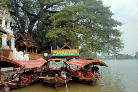 Wat Pha Lat, Doi Suthep et croisière sur la rivière Mae Ping au coucher du soleil