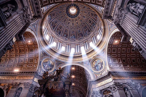 Rome: St.Peter&#039;s Basilica audio guide with Dome ticketsENGLISH AUDIO GUIDE