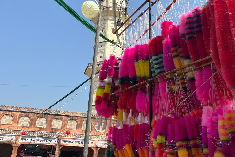 Jaipur: Full-Day Pink City Tour with Masala Tea Tour by Car and Driver with a Guide