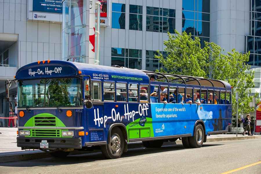 Vancouver: 24- oder 48-stündiger Hop-On/Hop-Off-Bus Sightseeing Bus Pass. Foto: GetYourGuide