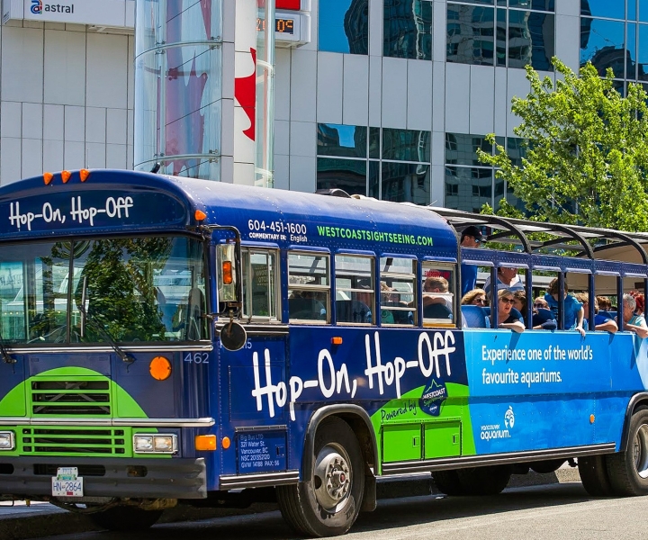 Vancouver: 24- / 48-timersbillett til hopp-på hopp-av-buss