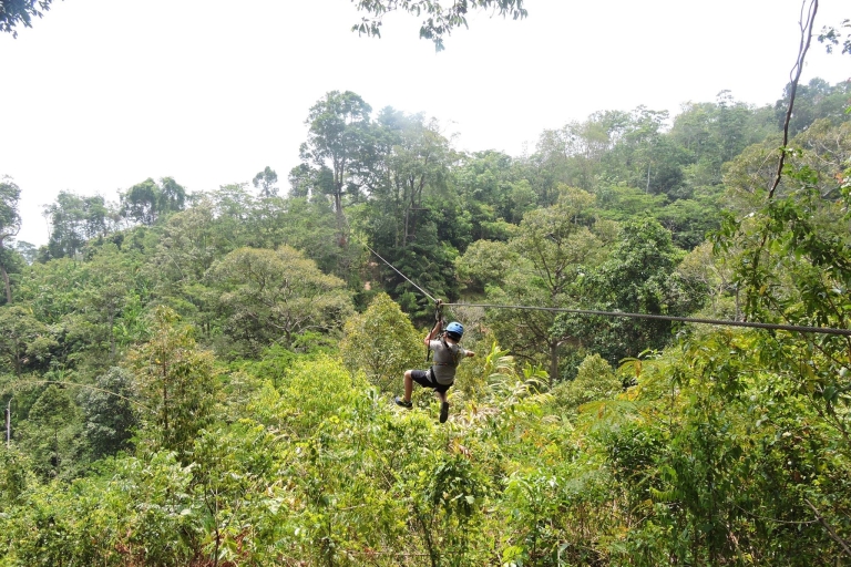 Phuket: panoramisch avontuur met ATV en zipline2 uur durende ATV- en 32-platform-zipline-ervaring