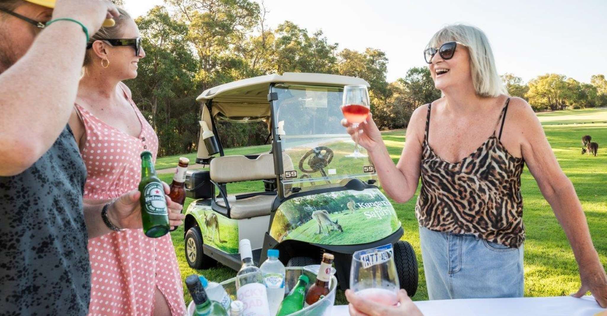 Swan Valley, Golf Cart Kangaroo Safari w/ Mini Golf & Drink - Housity