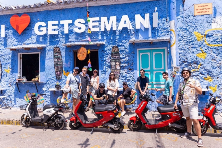 Carthagène : Visite historique de Carthagène en moto électrique