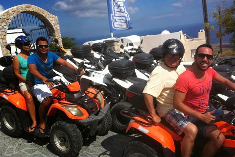 Santorini: Full-Day 2-Seater Quad Bike or Buggy Rental