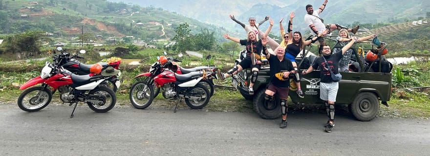 Avec JUN - 3 jours - Circuit authentique en voiture privée à Ha Giang