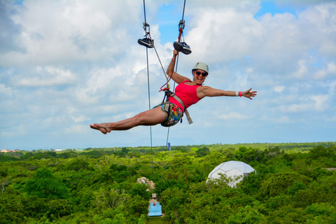 Punta Cana: Zipline Avontuur met ophaalservice vanaf je hotel