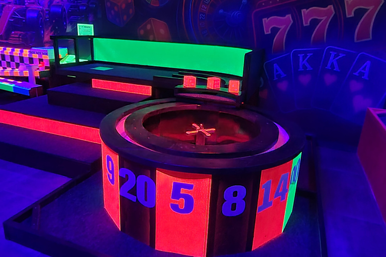 Prague: Punk Minigolf Glow-in-the-Dark Entry Ticket Punk Minigolf Glow-in-the-Dark Entry Ticket Monday-Thursday