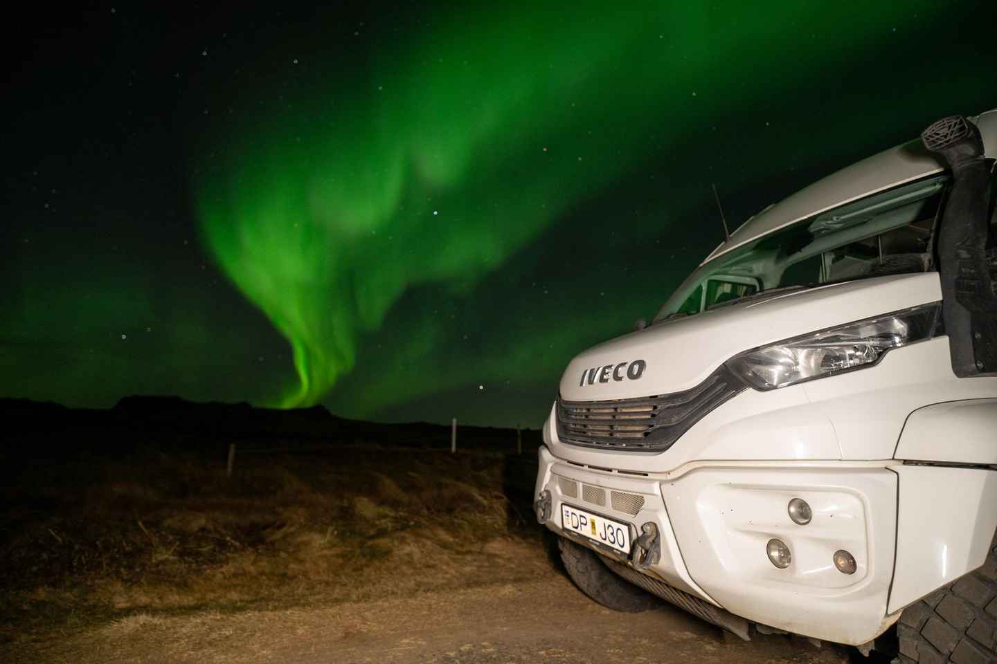 Северное сияние: Джипы, Фото, Горячий Какао и Выпечка