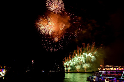 Da Nang: DIFF Fireworks Experience on a Han River Cruise [3rd Floor Seat] Set Menu Dinner Cruise | by TAURONGSONGHAN