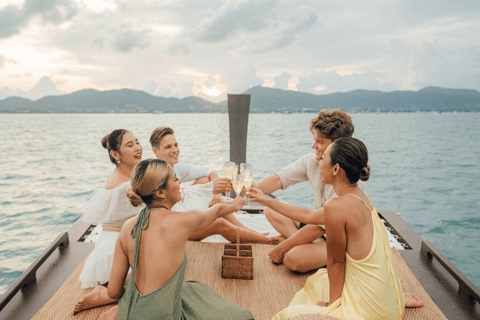 Phuket: Experiência de luxo em um barco de cauda longa para passear pelas ilhasRodada da tarde (das 14h30 às 19h)