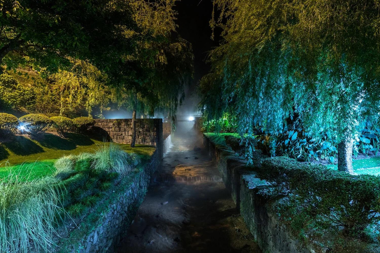 Azores: Termas nocturnas de Furnas con tickets de entrada