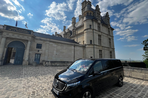 Paris: Luxury Mercedes Transfer to Caen Paris to Caen