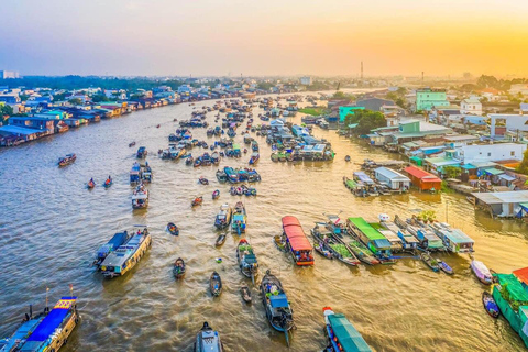 Excursión de 2 días por el Delta del Mekong :Explora el Mercado Flotante de Cai Rang