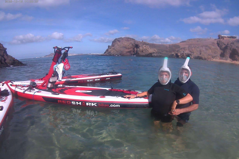 Lanzarote: Electric Paddle Surf and Snorkel Excursion at Papagayo Beach Lanzarote, Individual Electric Paddle Surf and Snorkel Excursion in Papagayo