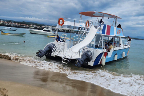 Puerto Plata: Party Catamaran to Sosua Bay Puerto Plata: Party Boat Catamaran to Sosua Bay