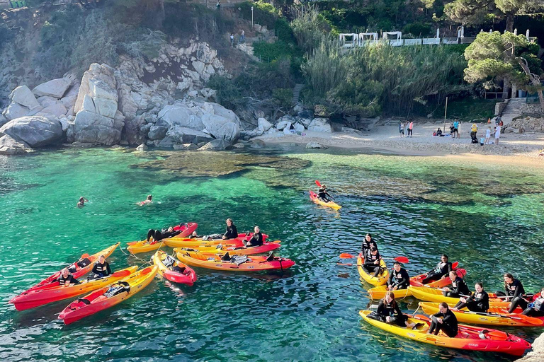 From Barcelona: Costa Brava Kayak & Snorkel Tour with Picnic From Barcelona: Costa Brava Kayaking and Snorkeling Day Trip