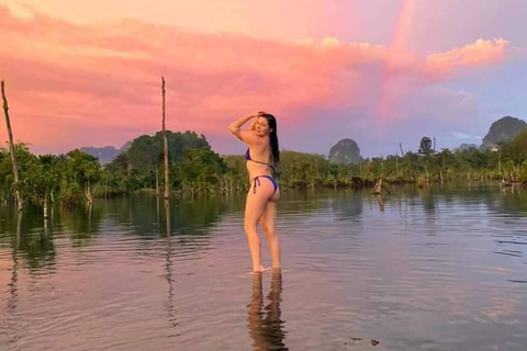 Krabi: Mirror Lake Golden Hour Kayak & Ao Nang Night Market Option 4: Private Sunset Tour