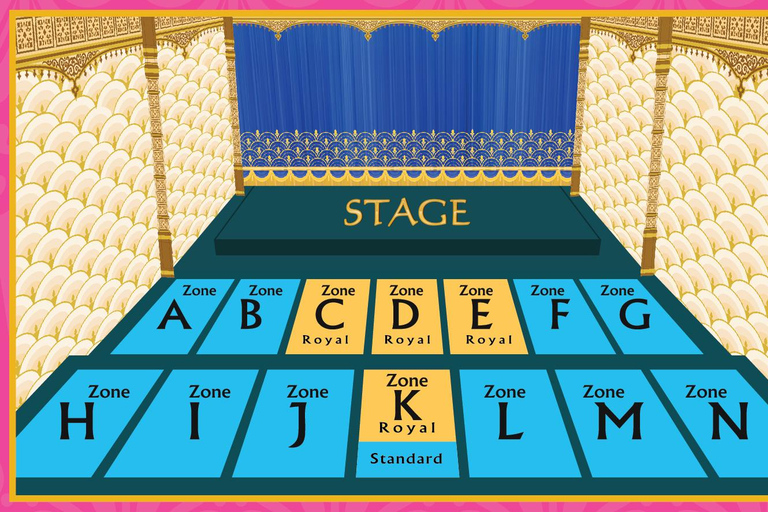 From Khao Lak: Carnival Magic Phuket Ticket with Transfer Royal Seat with Dinner