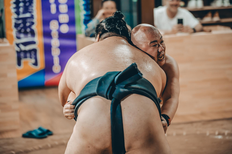 Osaka: Sumo Show Experience with Former Pro-wrestlers