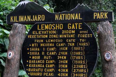 Kilimandjaro : Randonnée de 7 jours sur la route de Lemosho