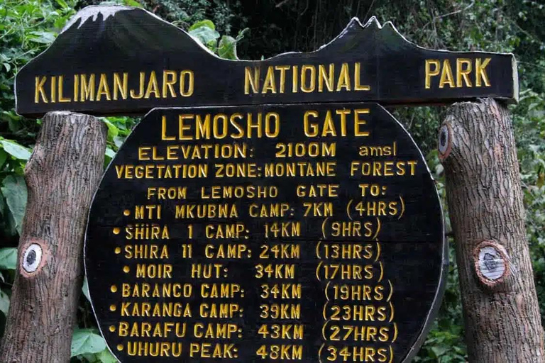 Kilimanjaro: Lemosho Route 7-dagars vandring