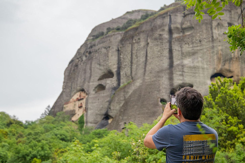 Athens: Meteora Monasteries & Caves Day Trip & Lunch Option Shared Tour in English with Bus Transfer from Athens