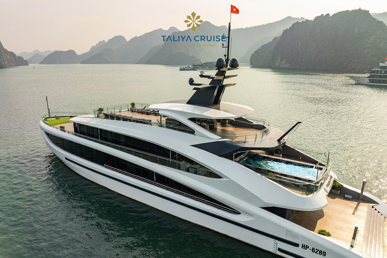 Crucero de un día Taliya Premium 5 Estrellas: Excursión por la Bahía de Ha Long y Lan Ha