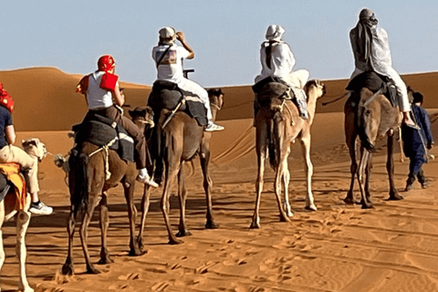 From Marrakech: 4-Day Camel Ride & Sahara Camp Experience From Marrakech : 4 days desert group tour (luxury camp)