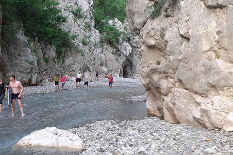 Holta Canyon Adventure: Day Tour with Hiking and Swimming Private Tour from Tirana or Durres