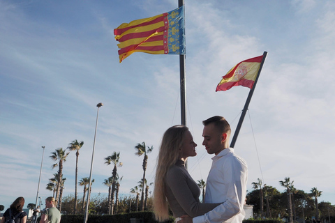 Valencia: Fotoshooting am Strand mit Profifotograf