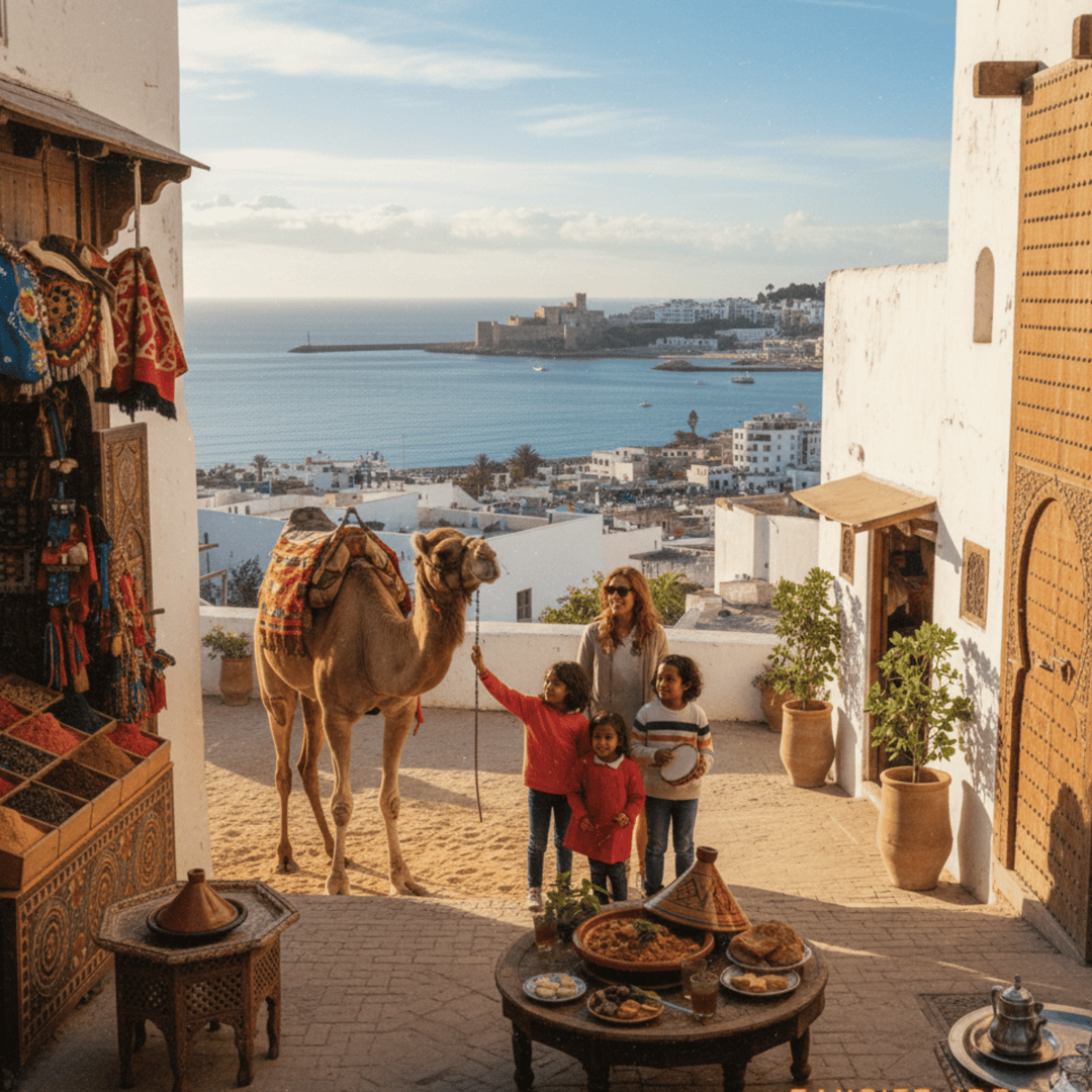 Tanger : visite citadine privée, balade à dos de chameau et déjeuner - dromadaire