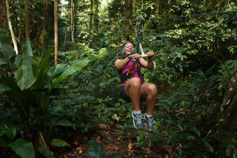 St. Lucia: Zip Line, Luchttram en Trektocht