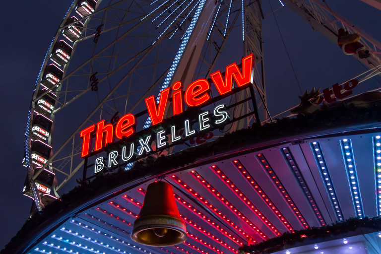 Bruxelles : Visite en bus du coucher du soleil et grande roue &quot;The View