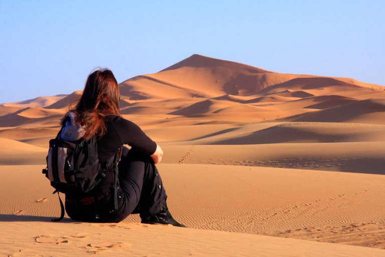 3 jours d'excursion dans le désert depuis Marrakech jusqu'aux dunes de Merzouga et aux chameaux