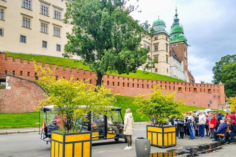 Cracovia: casco antiguo en carrito de golf, Wawel y mina de sal de Wieliczka