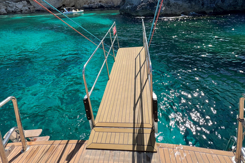 Mellieha: Comino, Crystal & Blue Lagoon 2 Bay Evening Cruise