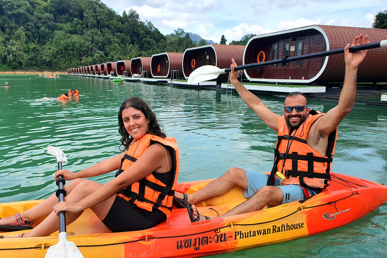 De Khao Sok: passeio no lago Cheow Lan com almoço em PhuTawanOpção 2: Viagem privada ao Lago Cheow Lan com almoço em PhuTawan