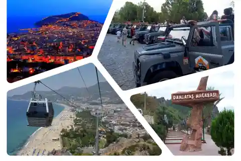 Alanya City Jeep Excursion, Cable Car & City Highlights