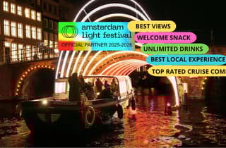 Amsterdam: Lichterfest-Boot + unbegrenzte Getränke & Snacks (optional)