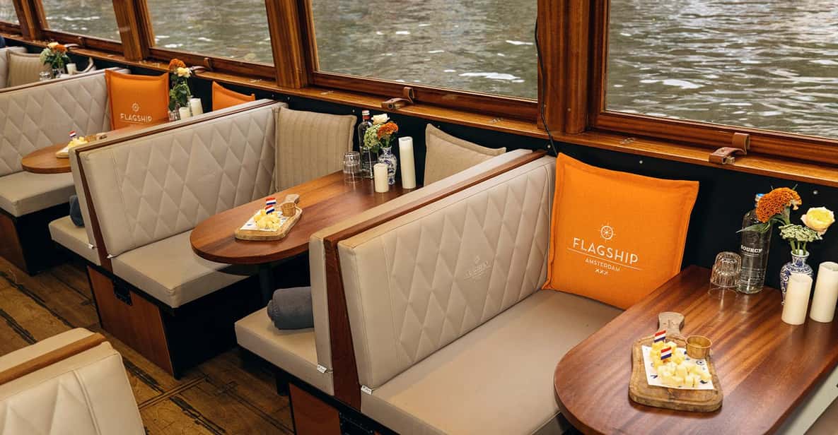 Afbeelding 9 van Amsterdam: klassieke saloonboottocht met kaas en wijn