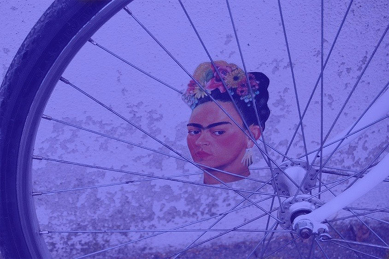 Città del Messico: Tour in bicicletta di Coyoacan con il Museo Frida KahloMuseo Frida Kahlo VIP: Salta la fila, biciclette e churros