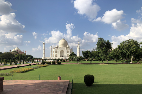 From Delhi: Agra Day Trip with Taj Mahal and Agra FortAC Car and Tour Guide Service Only