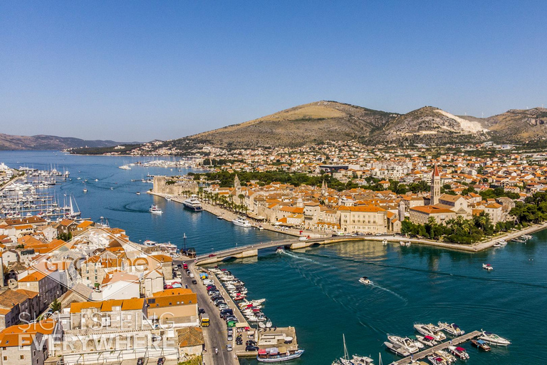 From Split: Boat Tour to Blue Lagoon, Shipwreck & Trogir