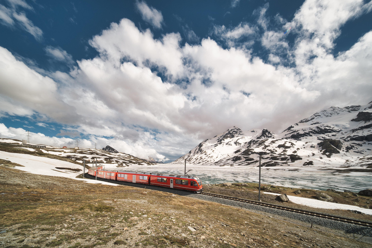 Swiss Alps by Train: Bernina & St. Moritz from Milan Tour with Standard Carriage
